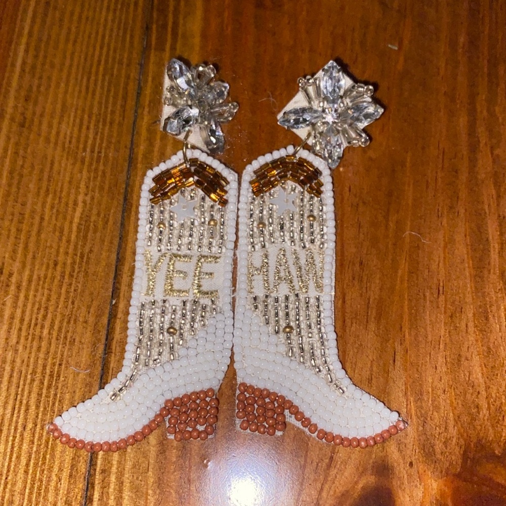 boot earrings
